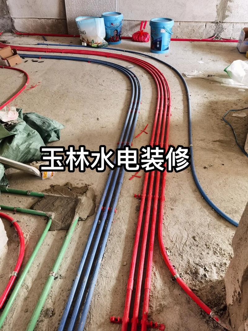 每一套水电安装完工,都是玉林小崔水电团队辛苦的